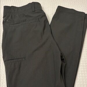 Champion C9 Men's 30W 32L Dark Gray Flat Front Pants Chinos Tech Straight Leg